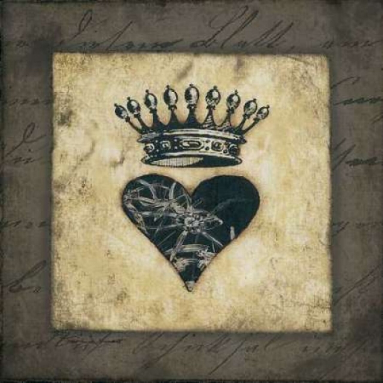 Heart Crown Poster Print by Stephanie Marrott - Item # VARPDXSM6098